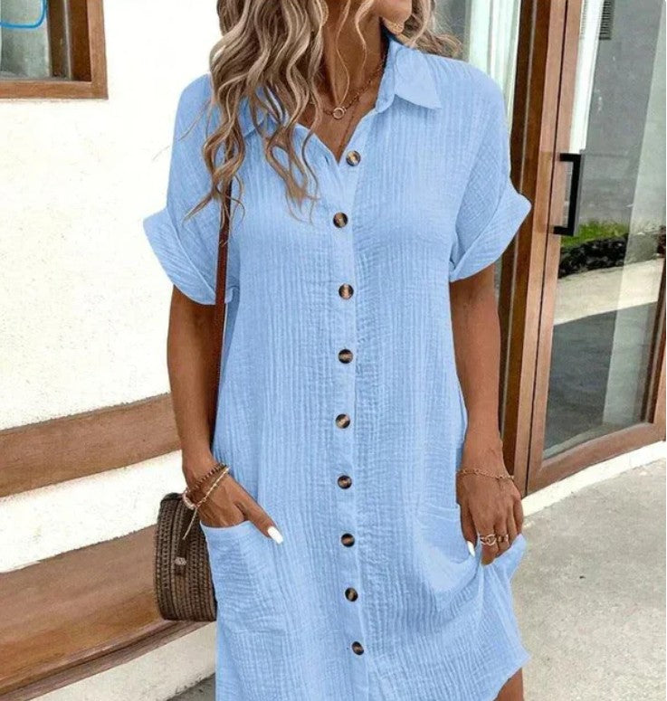 Fleur - chic polo dress