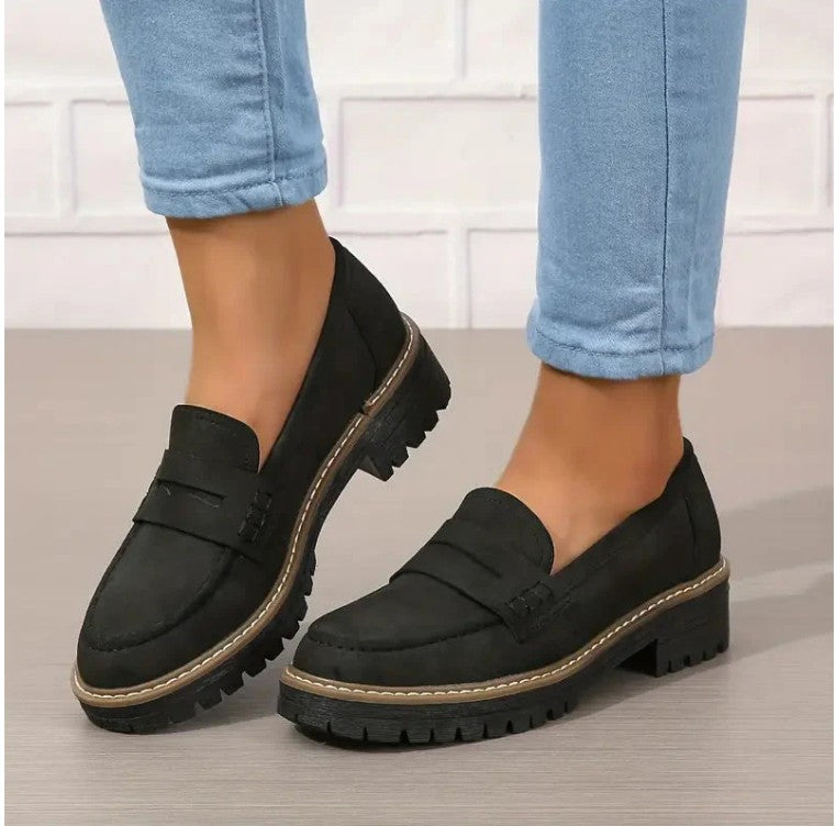 Nadia | Timeless Suede Loafers