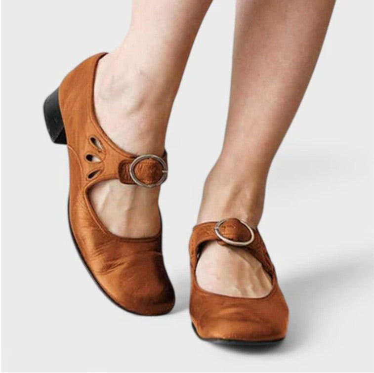 Lianne - Single Buckle Shoes
