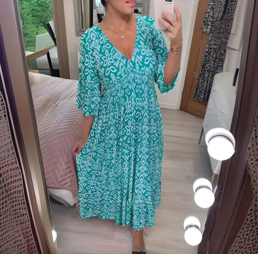 Isla™ Boho Printed Dress