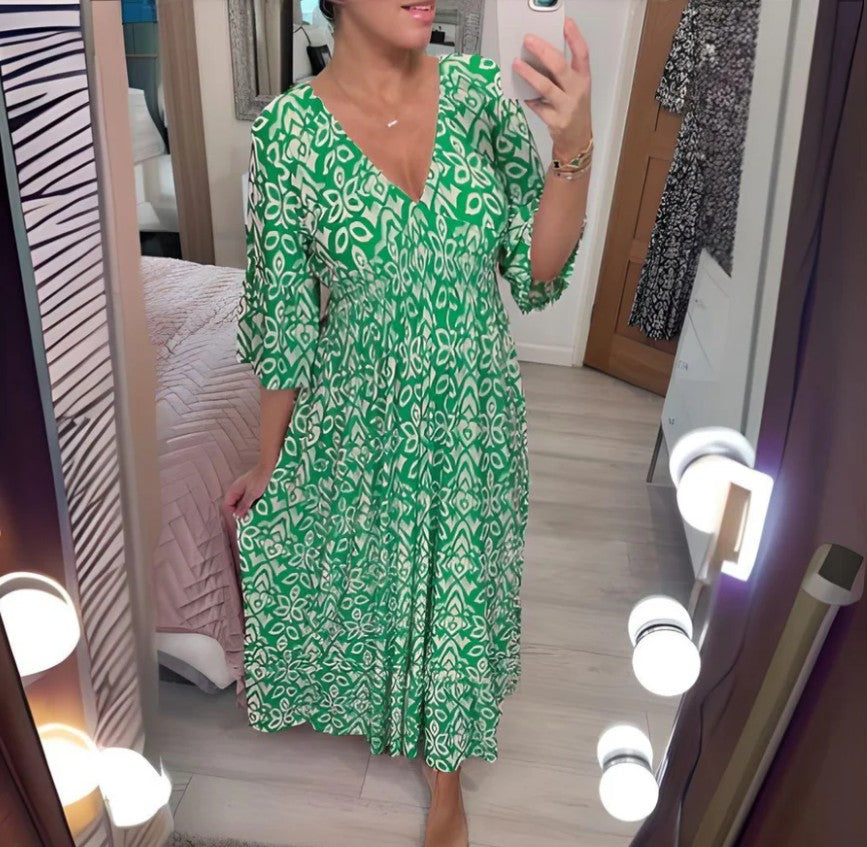 Isla™ Boho Printed Dress