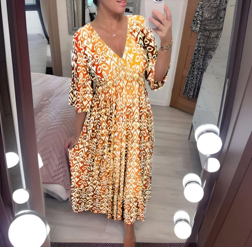 Isla™ Boho Printed Dress