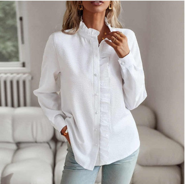 Ophelia™ | Elegant Long Sleeve Blouse