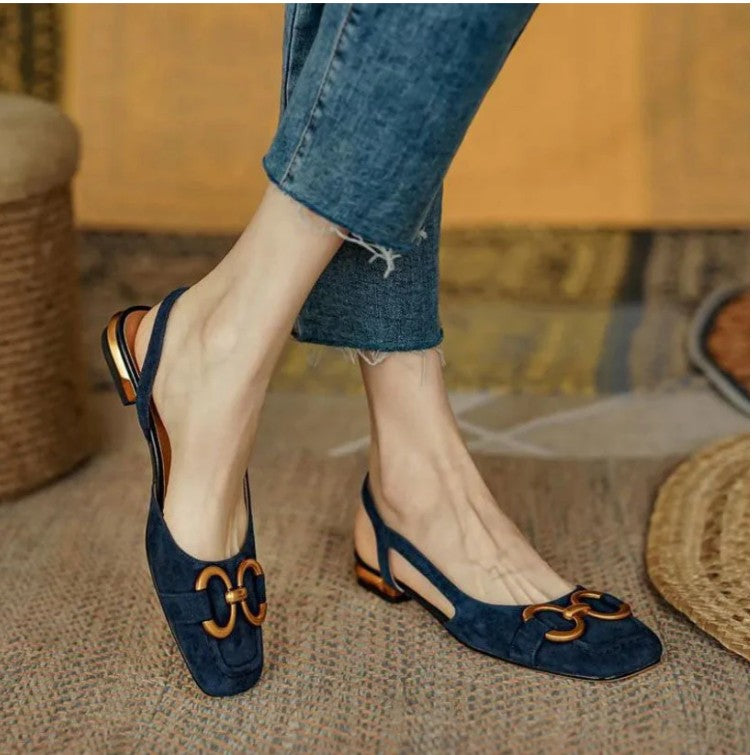 Everly™ - Orthopedic Leather Buckle Sandals