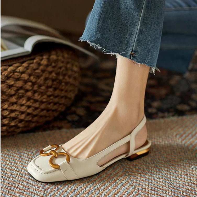 Everly™ - Orthopedic Leather Buckle Sandals