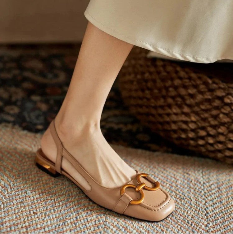 Everly™ - Orthopedic Leather Buckle Sandals