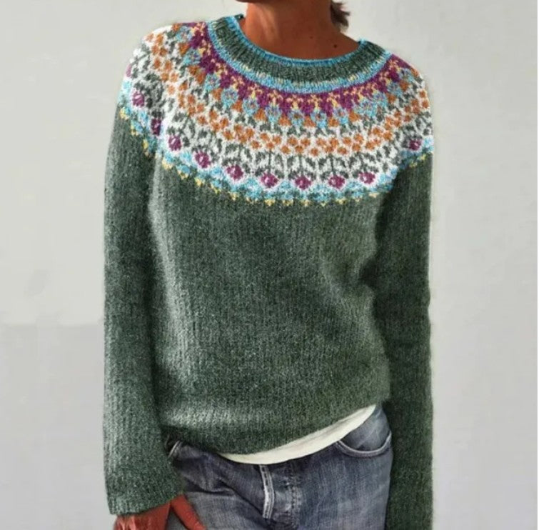 Daisy™ - Retro Spring Sweater