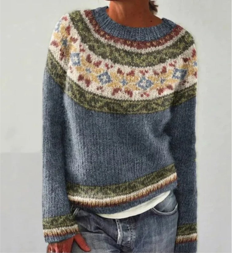 Daisy™ - Retro Spring Sweater