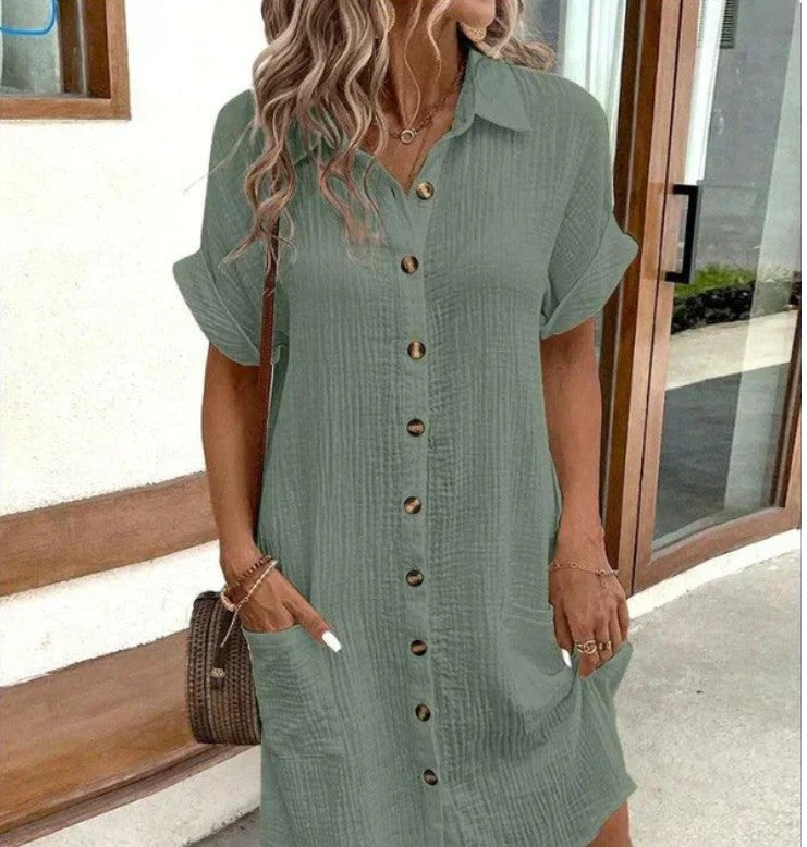 Fleur - chic polo dress