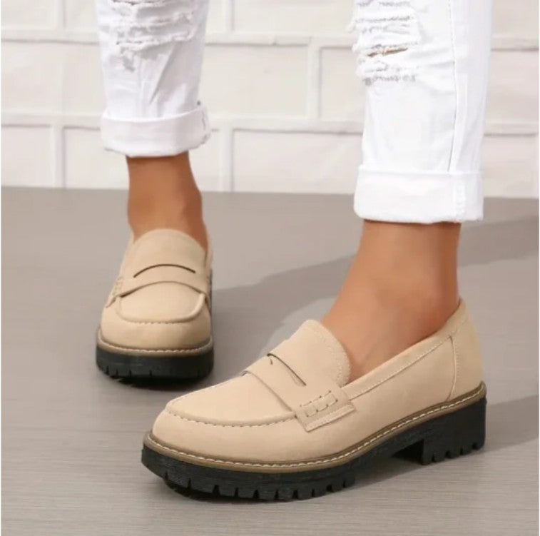 Nadia | Timeless Suede Loafers