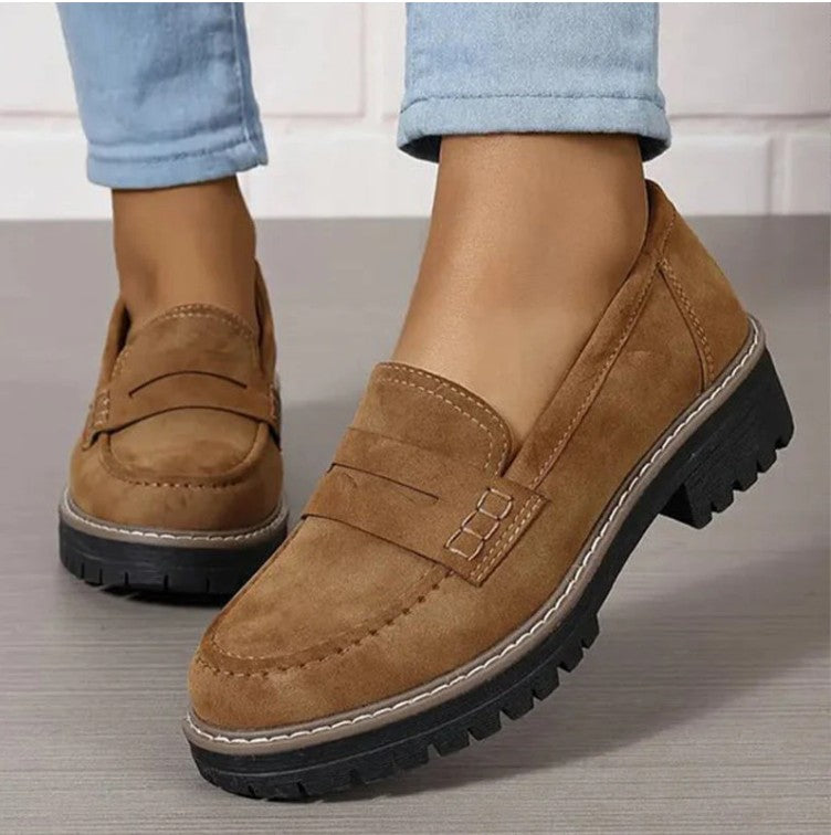 Nadia | Timeless Suede Loafers