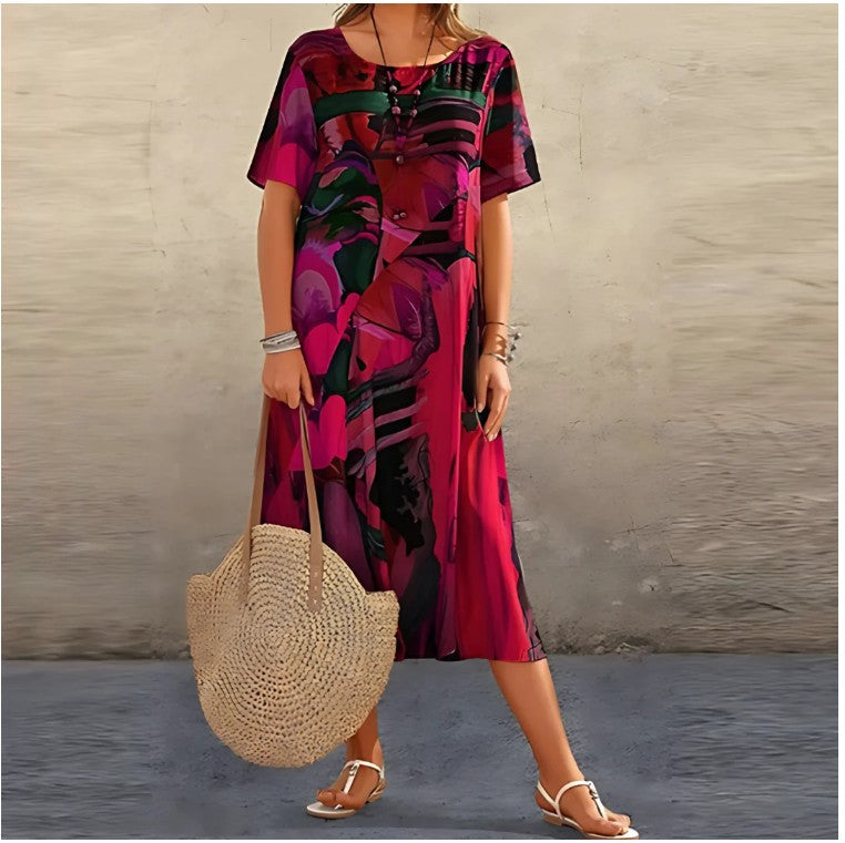 Mirabelle - Comfortable Floral Dress