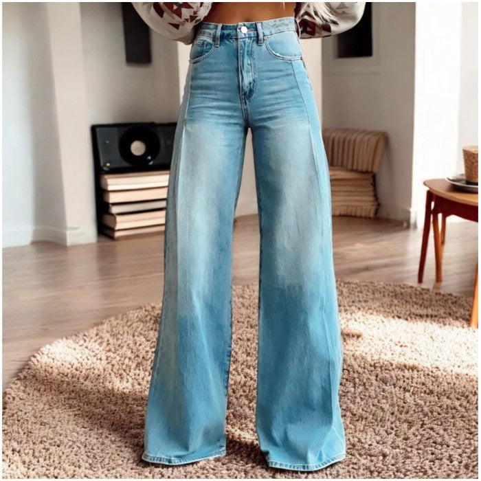 Fenna | Floral Print Wide-Leg Pants