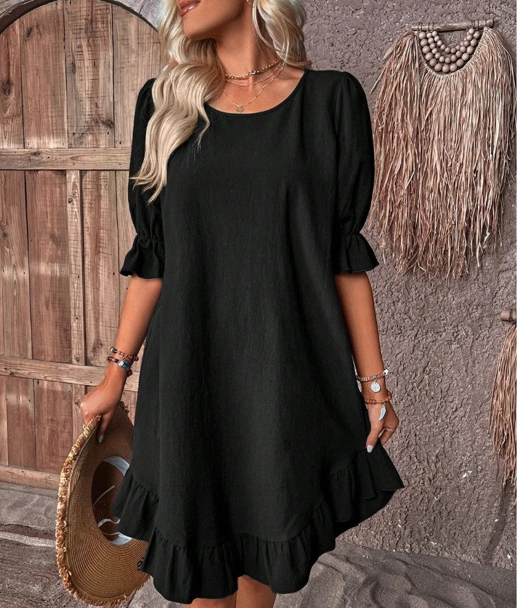 Margaret - Comfortable Loose Frill Sundress