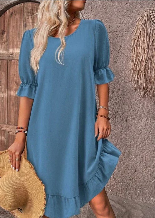 Margaret - Comfortable Loose Frill Sundress