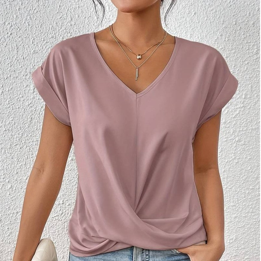 ZINNIA - CASUAL SHORT SLEEVE T-SHIRT FOR WOMEN
