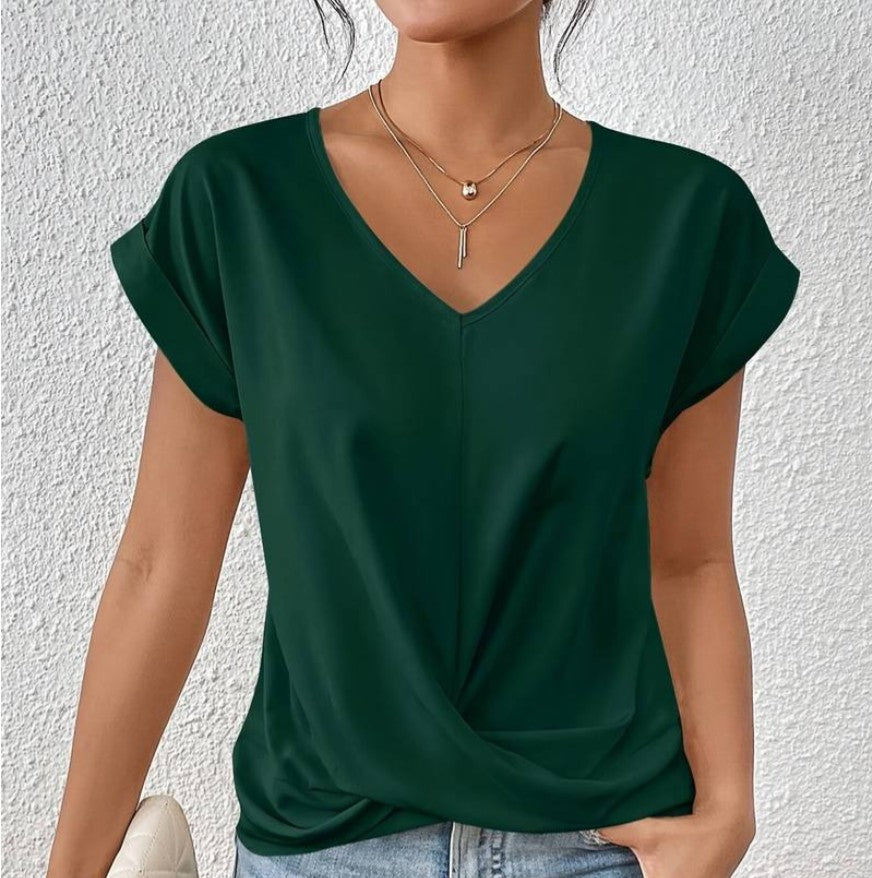 ZINNIA - CASUAL SHORT SLEEVE T-SHIRT FOR WOMEN