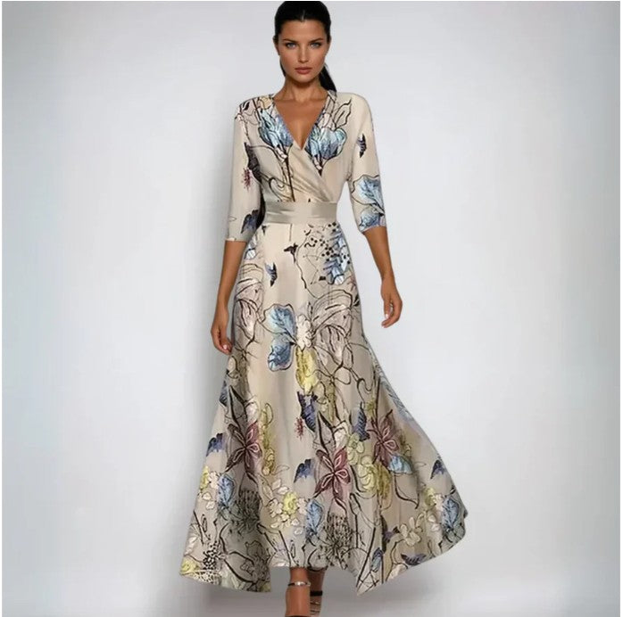 Emily™ | Stylish Floral Wrap Dress