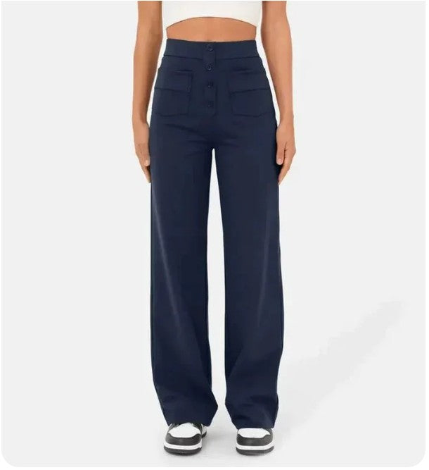 Jade | Elastic high waist pants