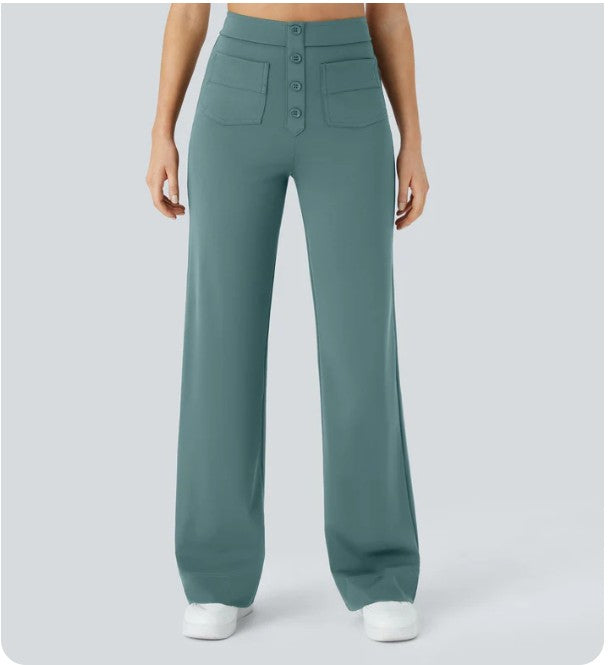 Jade | Elastic high waist pants