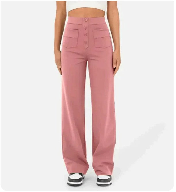 Jade | Elastic high waist pants