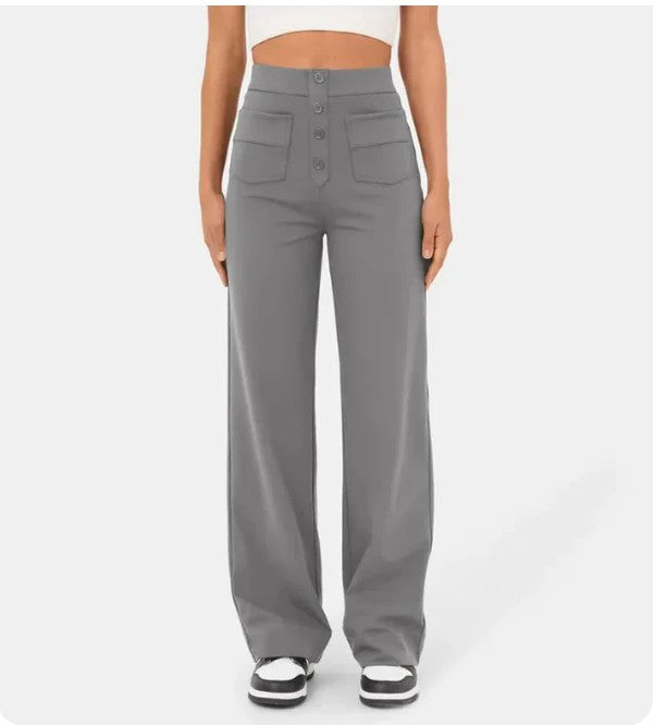Jade | Elastic high waist pants