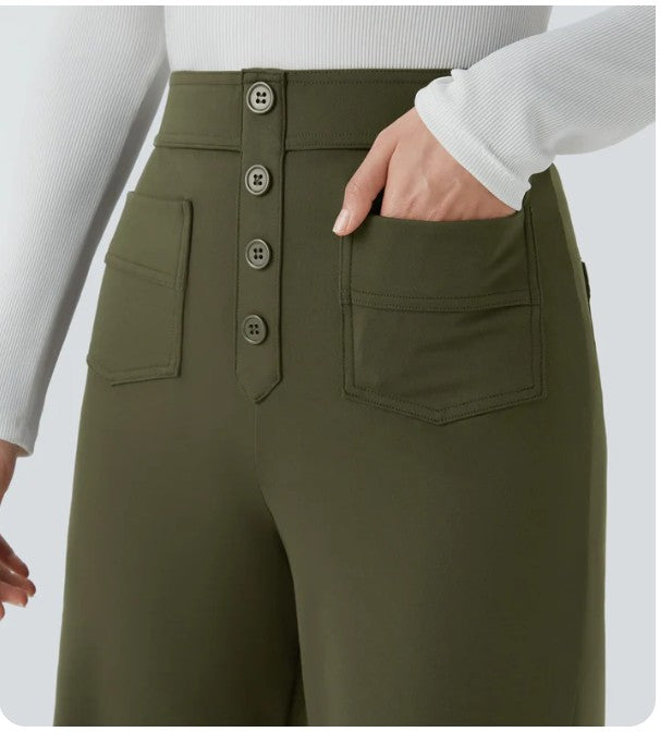 Jade | Elastic high waist pants