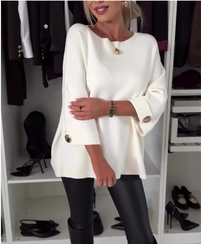 Isabella - Elegant Knit Blouse
