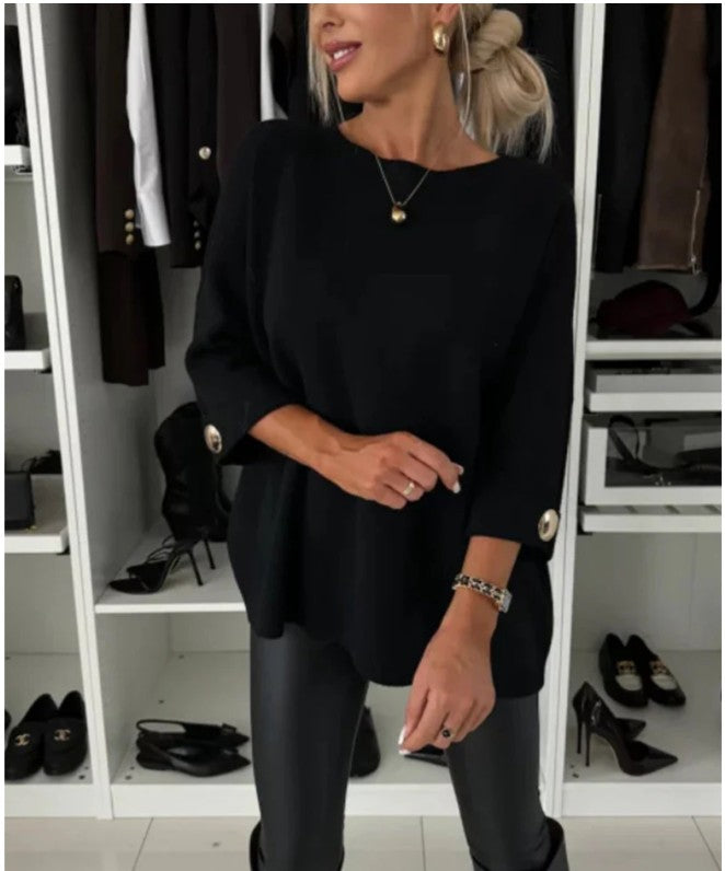 Isabella - Elegant Knit Blouse