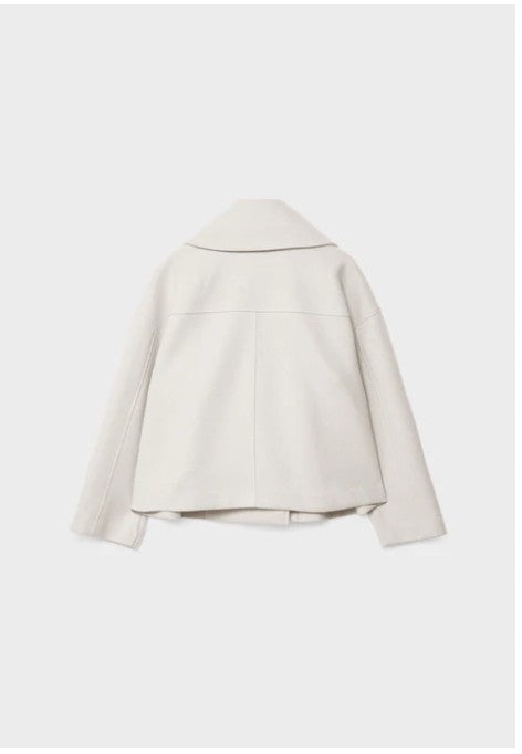 Olivia - Chic Short Coat with Double Row Button Closure
