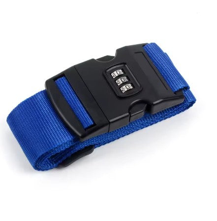 Adjustable Luggage Strap with Combination Lock