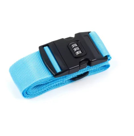 Adjustable Luggage Strap with Combination Lock