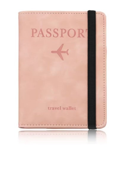 RFID-Blocking Passport Holder – Leather Travel Wallet