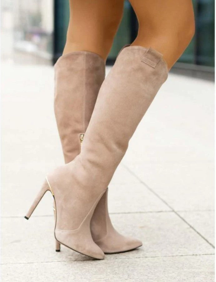 Mylene™ | Premium Leather Knee-High Boots
