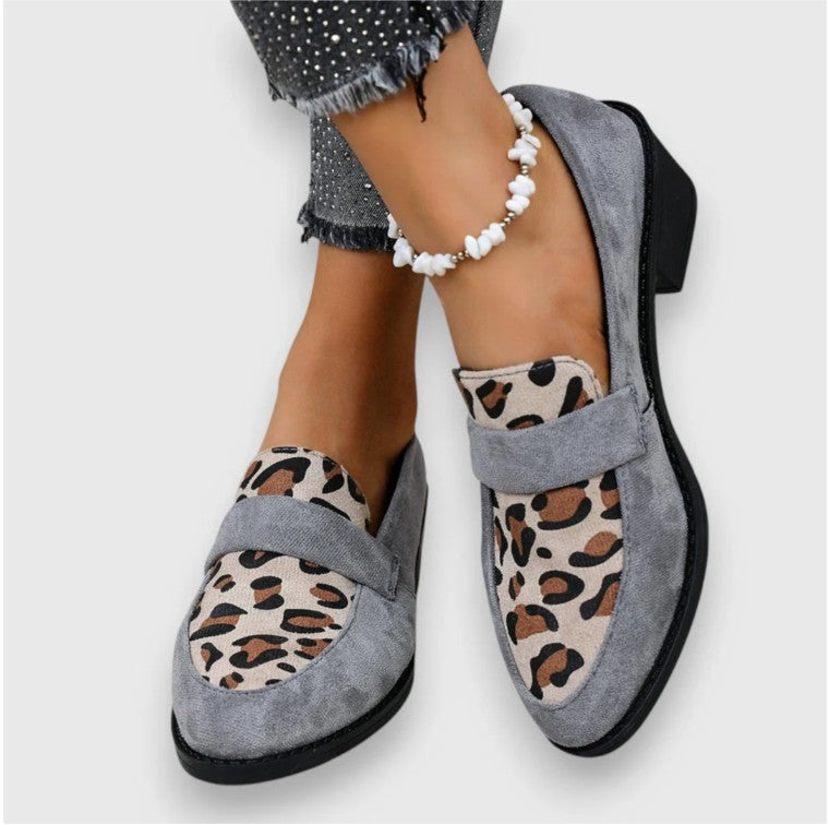 Lucinda - Elegant Leopard Print Loafer