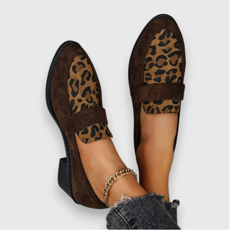Lucinda - Elegant Leopard Print Loafer