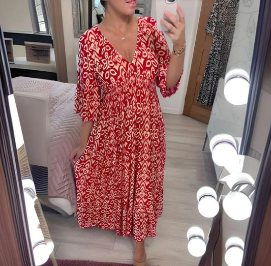 Isla™ Boho Printed Dress