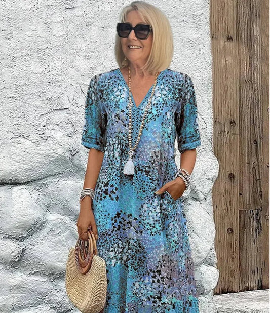 Elysia - Vibrant Mid Length Dress
