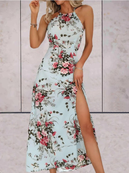 Yara - Sleeveless Dress with Flowers