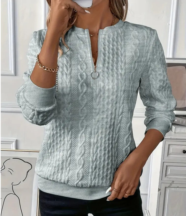 Kinsley - Sweater with Zipper