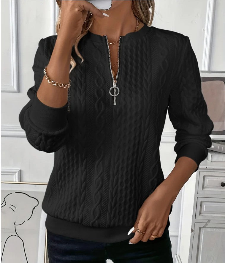 Kinsley - Sweater with Zipper