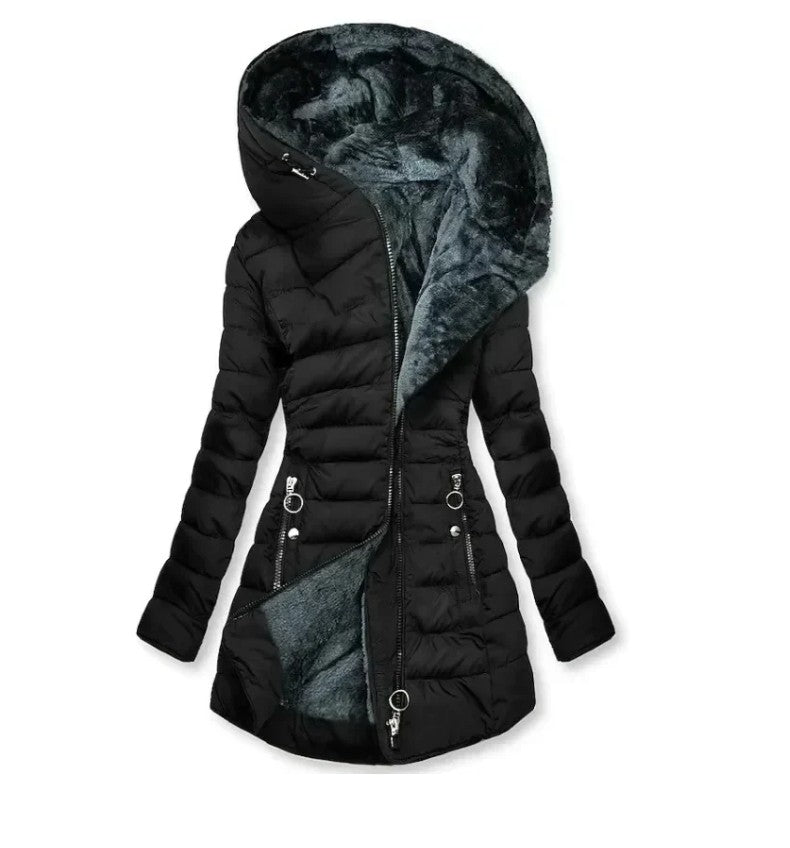 Valeria™ - Fur-Lined Hooded Jacket
