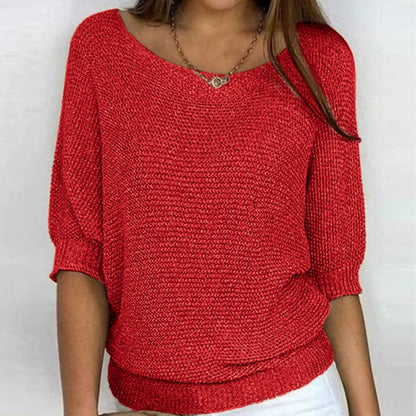 Celara™ – Cozy Chic Loose-Knit Sweater