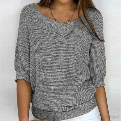 Celara™ – Cozy Chic Loose-Knit Sweater