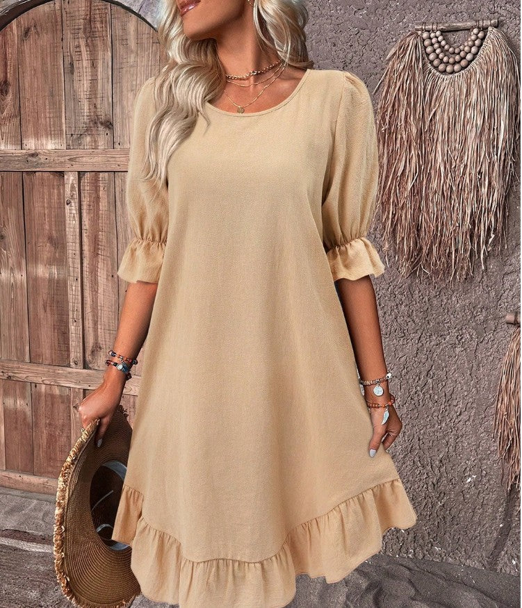 Margaret - Comfortable Loose Frill Sundress