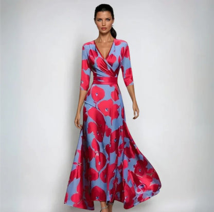 Emily™ | Stylish Floral Wrap Dress