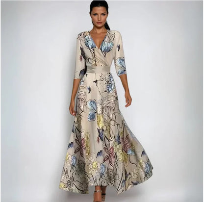 Emily™ | Stylish Floral Wrap Dress