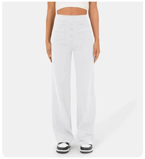 Jade | Elastic high waist pants