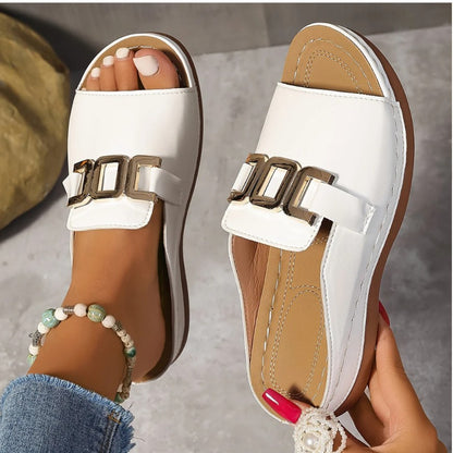 Estelle | Strapped Buckle Sandals