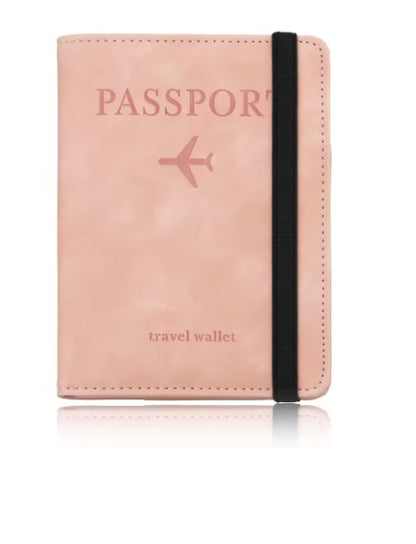 RFID-Blocking Passport Holder – Leather Travel Wallet